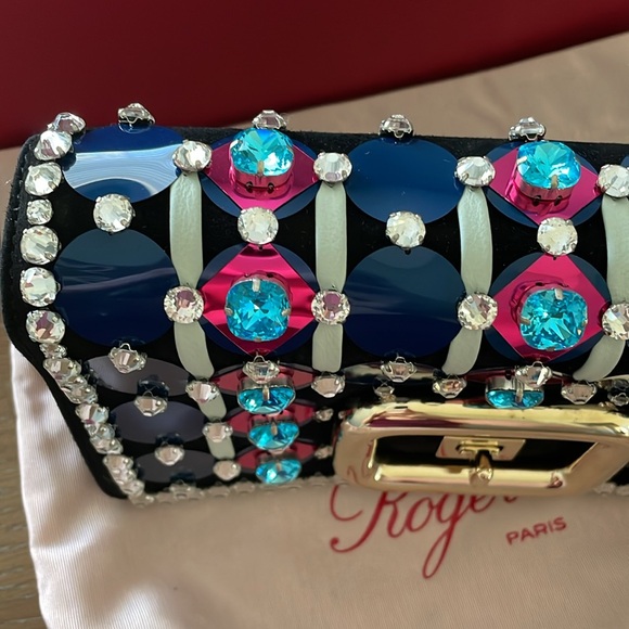 NWT Roger Vivier Choc Disco Mini Bag - brand new, never used - $3500 retail! - Picture 5 of 16